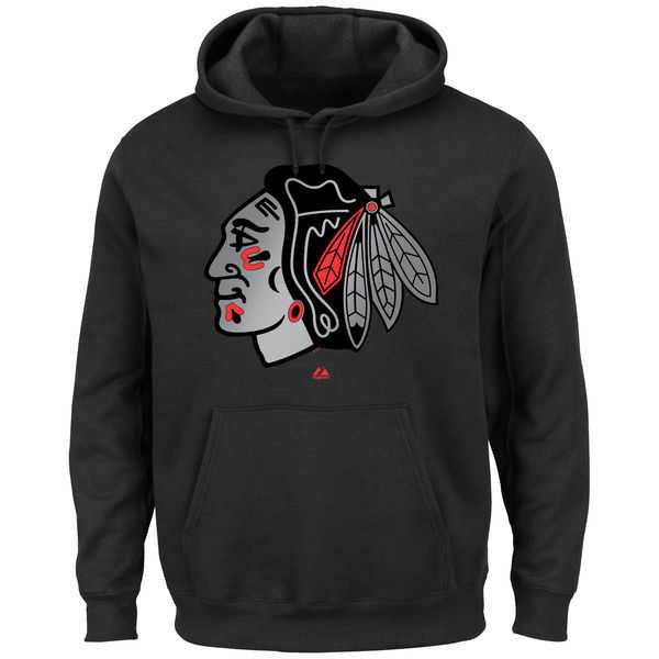 Men's Chicago Blackhawks Game Reflex Pullover Hoodie - Black,We sell and wholesale Men's Chicago Blackhawks Game Reflex Pullover Hoodie - Black on line form chian!